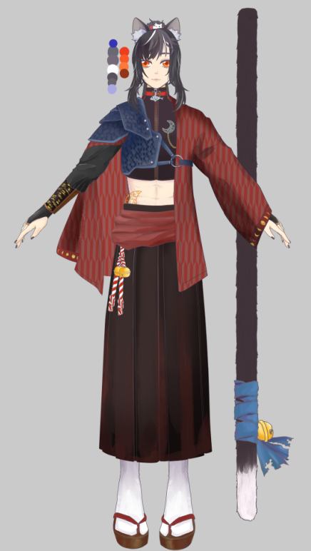 rosphia_Main's tweet photo. 【今日進度】
肝。
總之是畫完跟拆完圖的狀態了
尾巴一定要拆出來獨立放，因為真的有夠長 (O https://t.co/PM773N9fxc