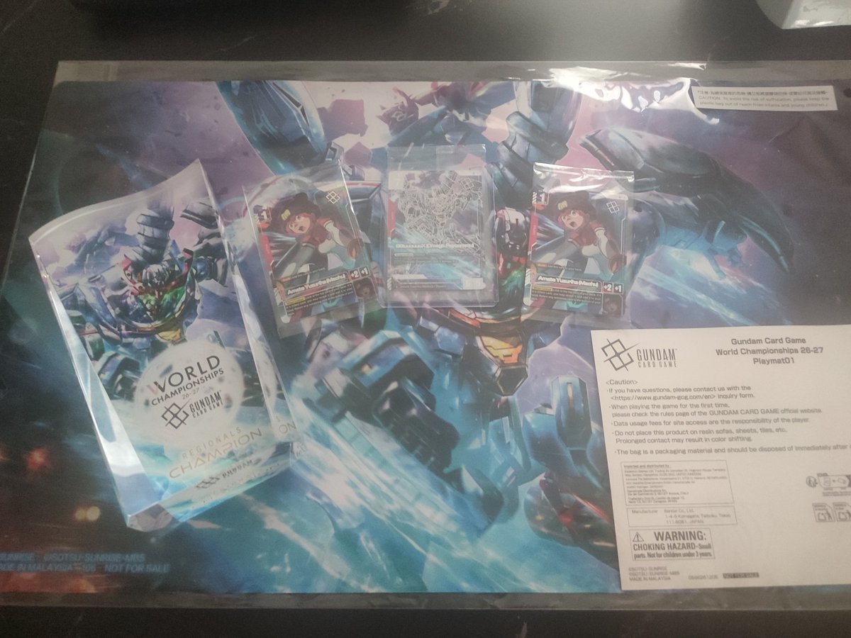 falcodiaremi's tweet photo. Still can't believe It.
Only Lost in swiss against my Brother @72_Fujiwara.
Big thanks and shoutout to all my Friends Who supported me and believed in me till the end!
#GCG #GUNDAMCARDGAME #gundamtcg #gundam https://t.co/3Y8zpJOd7Y