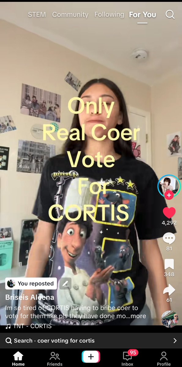 BunnyGirl6's tweet photo. At least some content creators are making videos about voting 😭 I have a huge respect even one person vote's matter here  thx sis for making this video. Guys Focus focus TikTok coer are doing their best I also collect some yt coer to vote I am doing my best. https://t.co/QP6Tcm76lu