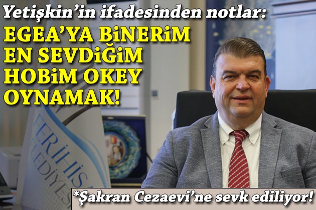 gercekizmircom's tweet photo. Tutuklanan Yetişkin'in ifadesinden notlar: Egea'ya binerim, en sevdiğim hobim okey oynamak! https://t.co/Fvj8B9Cfk6 https://t.co/Wzs0hLZtpI