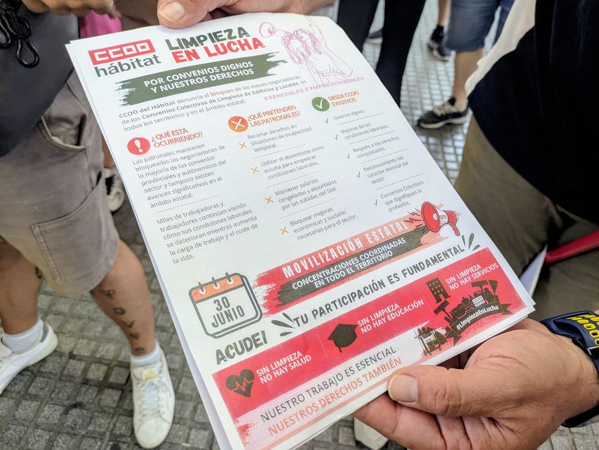 antoniamorillas's tweet photo. 9.000 trabajadoras afectadas en la provincia de Málaga. 

La mayoría de las limpiadoras ni siquiera cobran el SMI. Toda la riqueza que generan con su trabajo  se queda en los bolsillos de una patronal que no para de engordar sus beneficios.

Salarios dignos YA‼️🔥📣 https://t.co/453R2r8olY