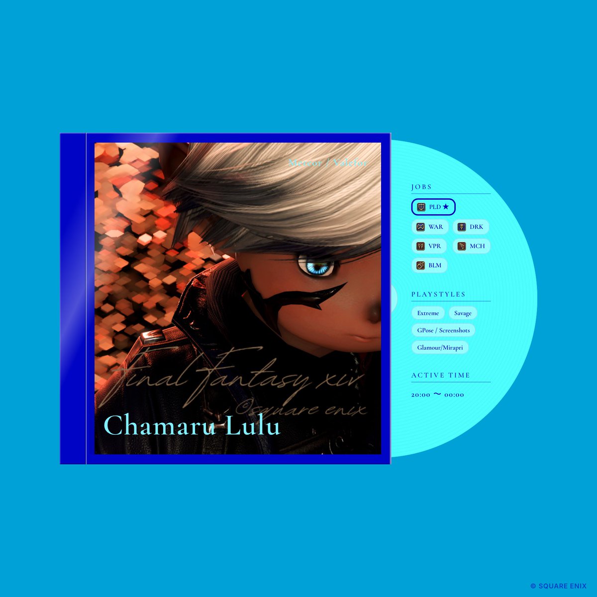 chamaru__ff14's tweet photo. 誰かさんのピンSSが映えるキャラカやね〜📸

#FF14CDjacketGenerator
#FF14キャラクターカード https://t.co/TuIuPPv6Ge