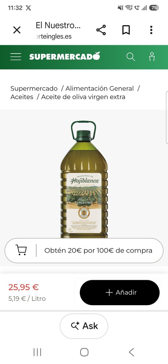 BcnFox's tweet photo. Ποιός θα κεράσει ελαιόλαδο? Στα €5.19 τό λίτρο καλά είναι και μας τελείωσε. Είπαμε μέχρι να έρθει το επίδομα τής φοιτήτριας είμαστε σέ κατάσταση έκτακτης ανάγκης 🥁🥁🥁 https://t.co/Dnx2azzaqN