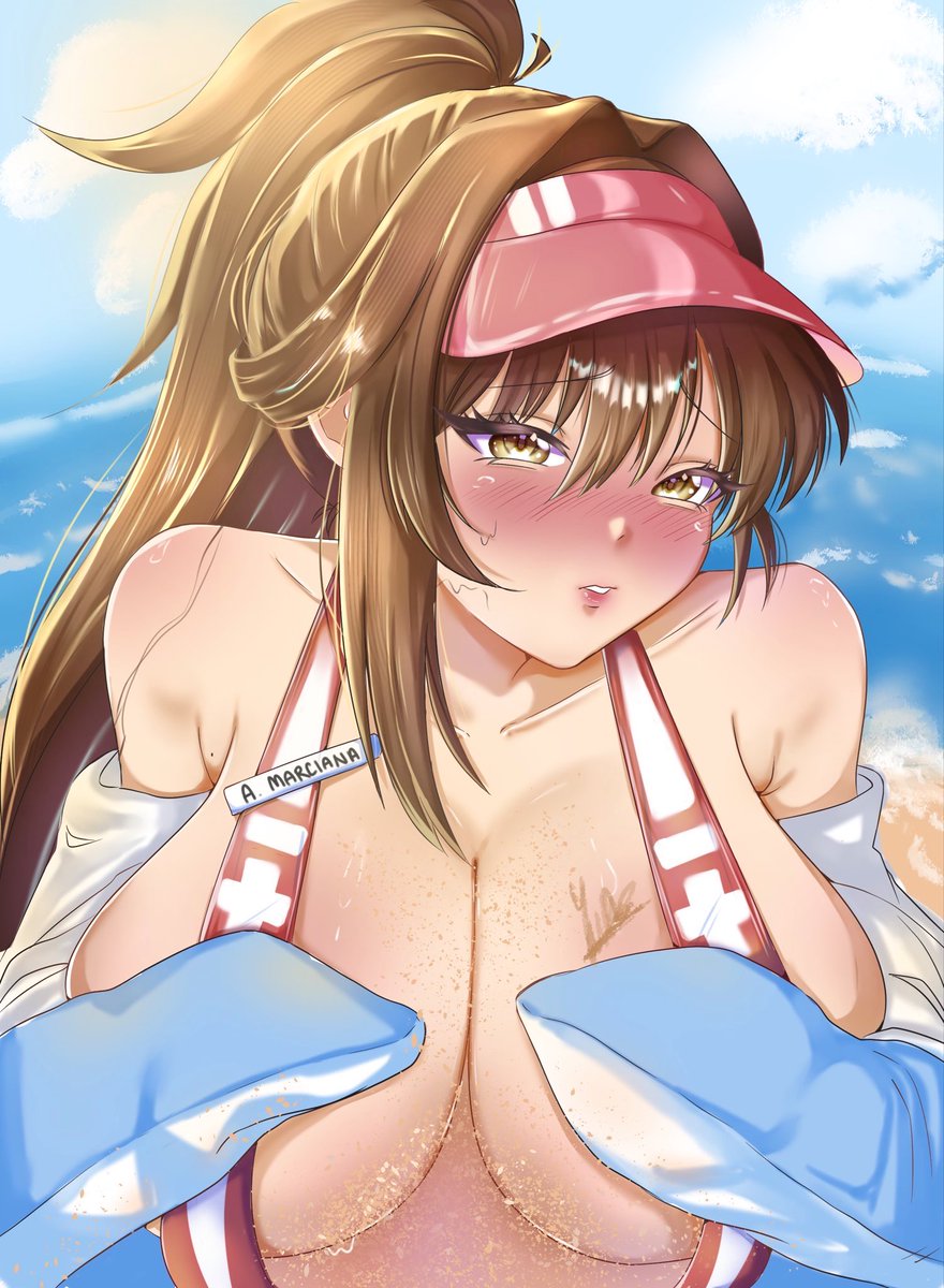murrdeoks's tweet photo. my teacher can't be this hot ☀️🛟 // sfw Marciana

#NIKKE #NIKKEfanart #illust 
#NIKKESummer2026 https://t.co/3NwSaHAudg