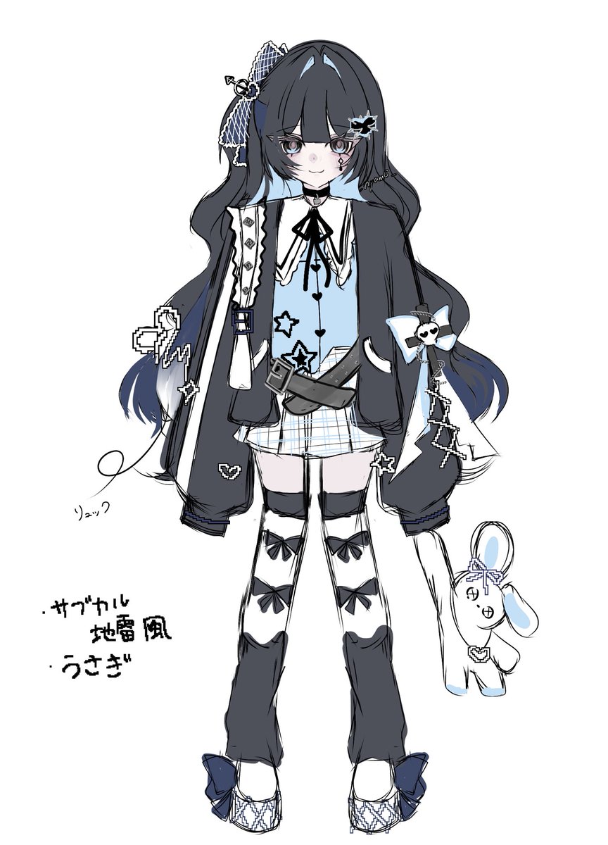 2lievx's tweet photo. 全身簡易キャラデザ https://t.co/BALuCOls0R