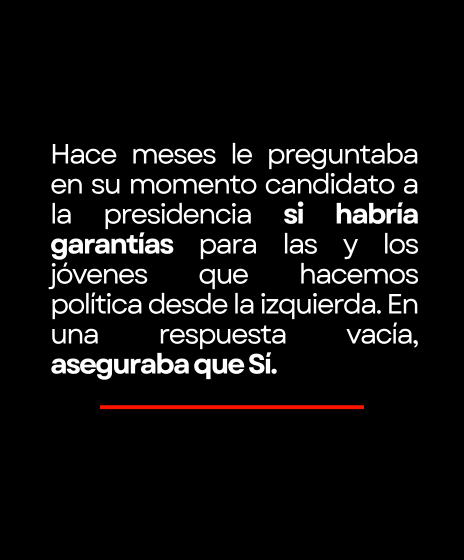 diegoonzalez07's tweet photo. Hoy ya empiezan de nuevo la estigmatización y el perfilamiento a la JUCO, y todo lo que sea izquierda... https://t.co/2K9CNFeXua