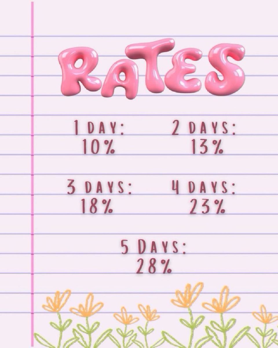 jazlends's tweet photo. Pautang Service OPEN !! ฅ՞•ﻌ•՞ฅ

    # ₱ 2k - 5 days
    # ₱ 5k max for trusted clients
    # v selective
    # no reply = no slot / pass
    # pls FOLLOW dm format

t. pahiram lending service borrower lender pautang open https://t.co/cOmSBwikBT