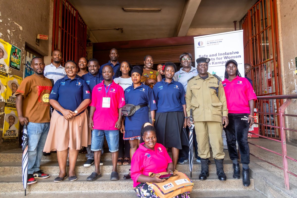 FemmeForteUg's tweet photo. 1/3: Yesterday, we held inception meetings for the Safe and Inclusive Markets for Women in Kampala project, a consortium initiative implemented by Femme Forte, @NAWOUga &amp; @eassi. 

This activity is implemented with support from @Sihanet &amp; funded by European Union through UN Women https://t.co/vLCdrxtT8d