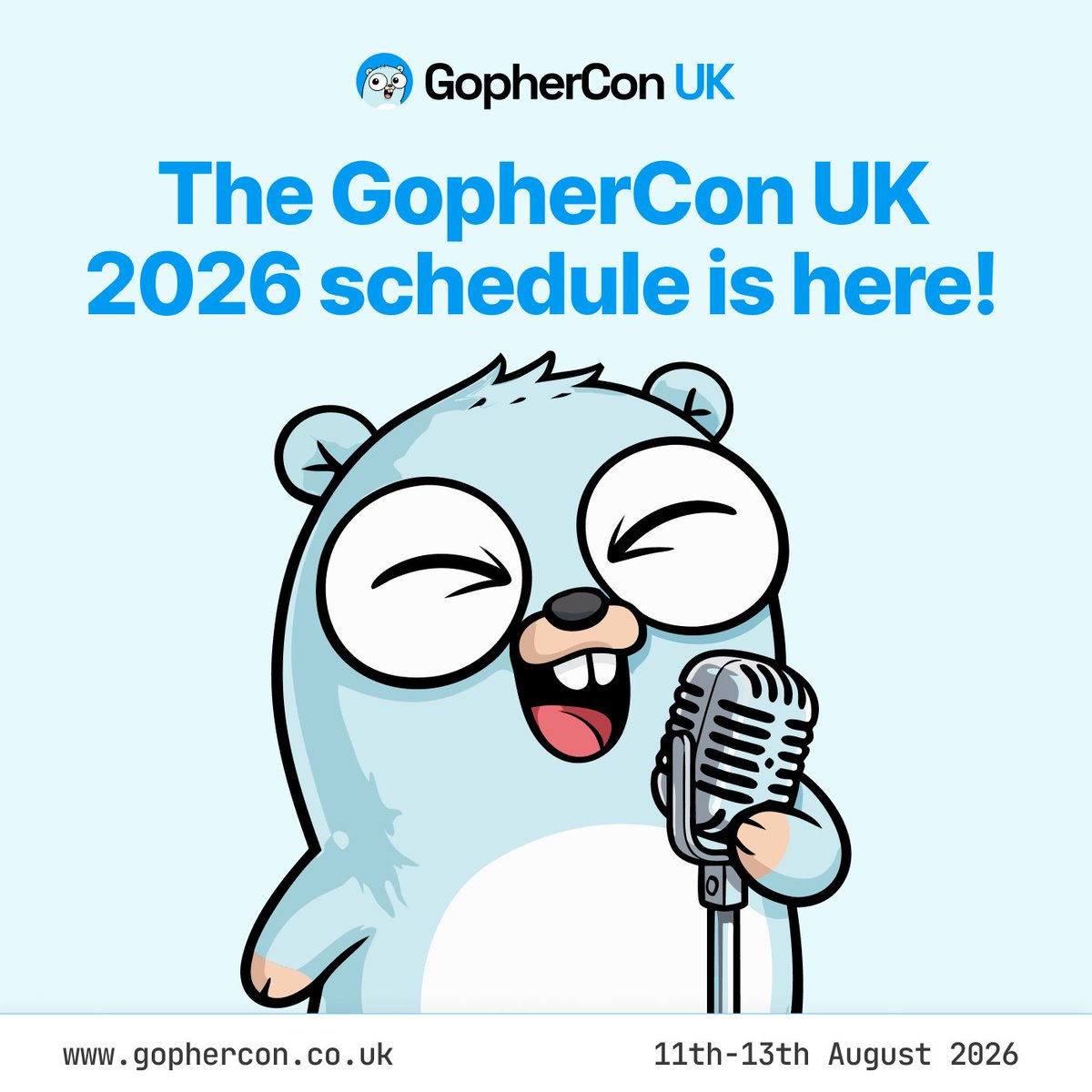 GopherCon UK tweet media