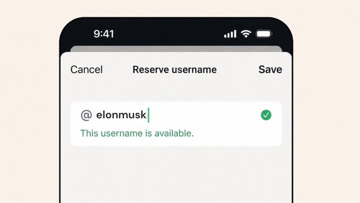 CapoEstoicoX's tweet photo. WhatsApp acaba de activar los nombres de usuario, y dentro de unos años algunos se van a arrepentir de no haber reservado el suyo a tiempo.

Te explico por qué esto importa más de lo que parece (y cómo hacerlo): https://t.co/qMEGhYjfRx