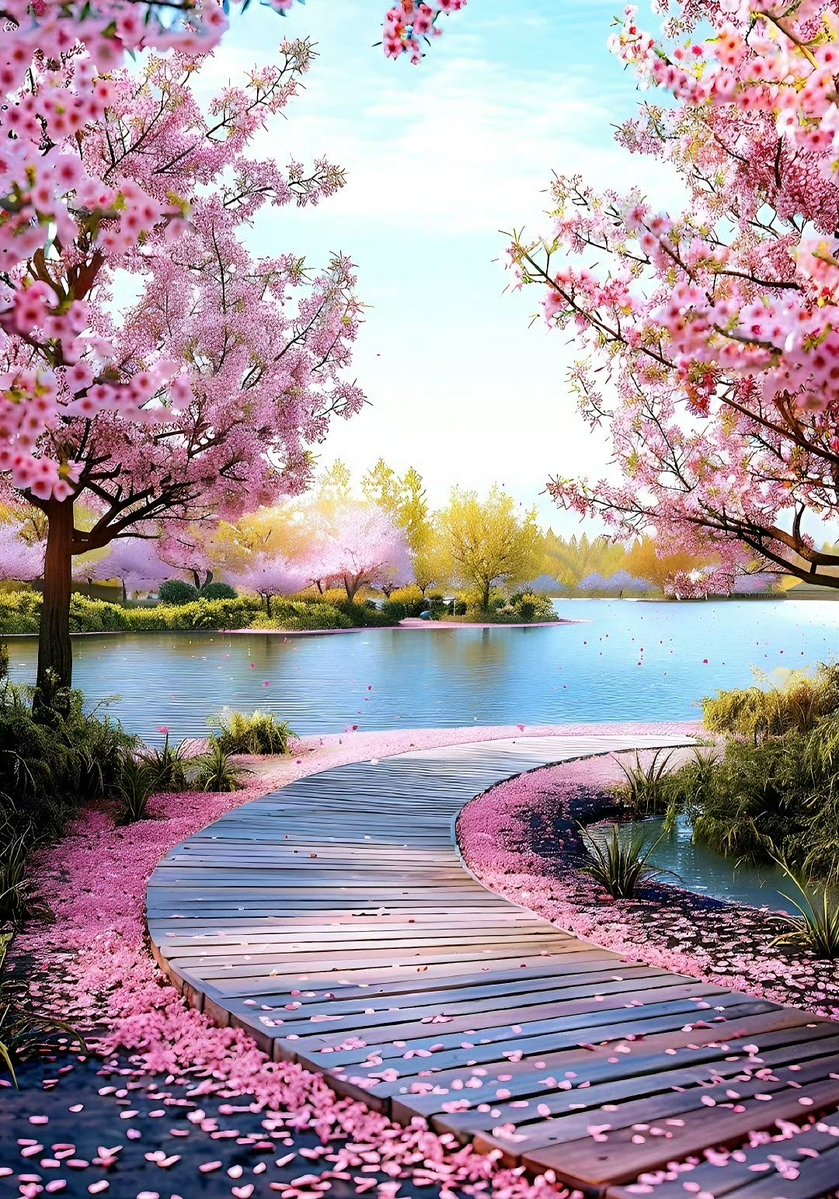 hai16189's tweet photo. Bright sunshine + blooming cherry blossoms = perfect spring afternoon! Time for a walk and iced coffee break https://t.co/1xfQazbD0b