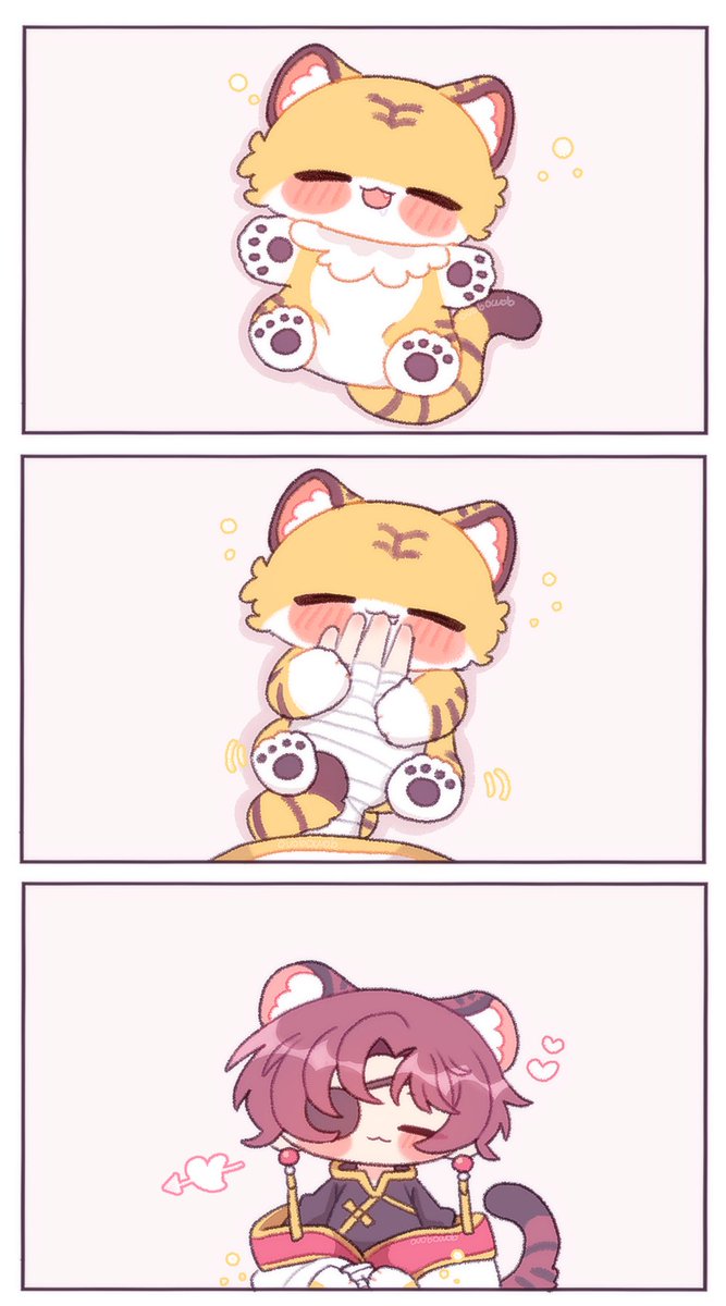 ovobowob's tweet photo. 🐯👋😌💘 https://t.co/l70jFe1Opu