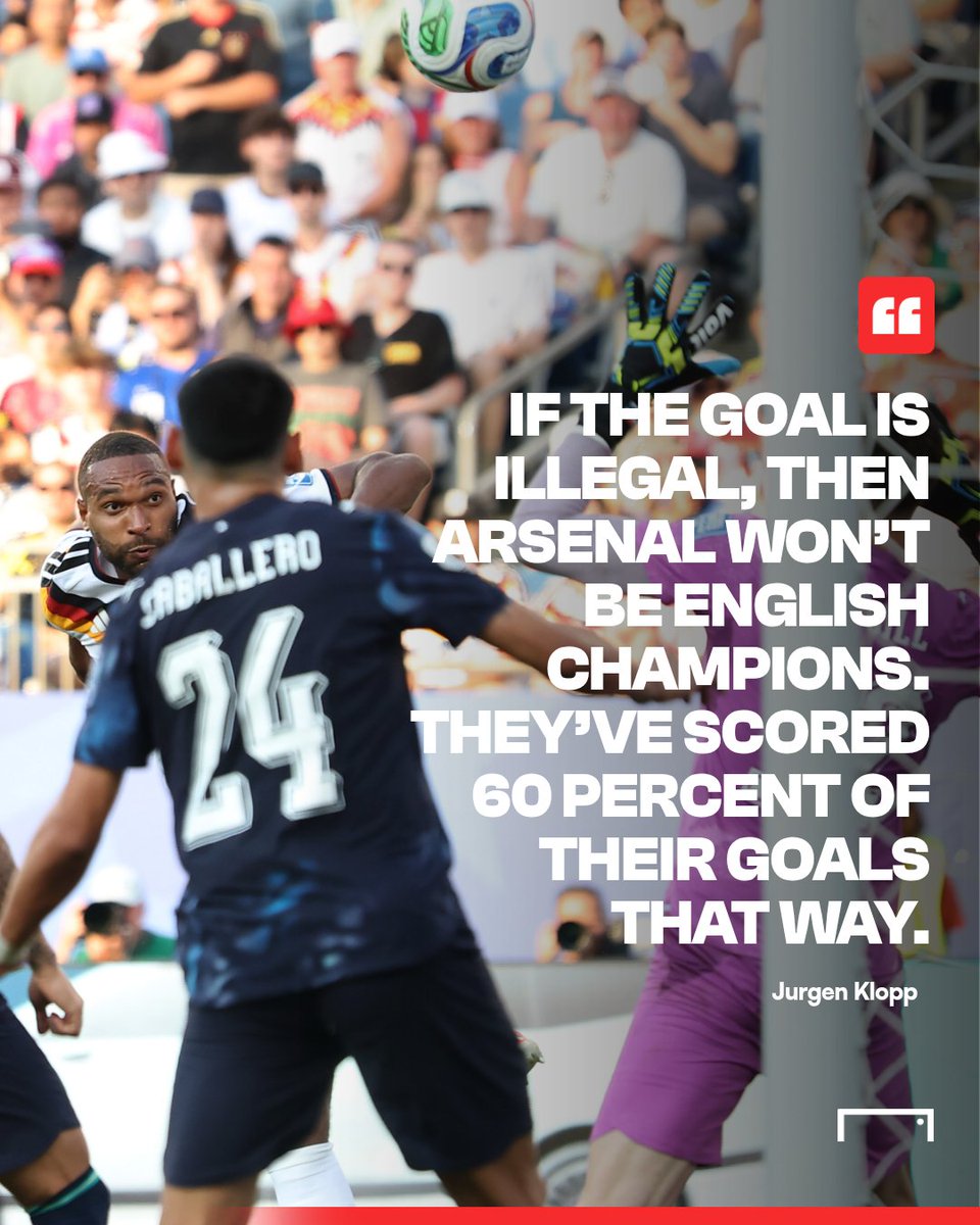 goal's tweet photo. Jurgen Klopp takes swipe at Arsenal in furious reaction to Germany's disallowed goal in World Cup upset vs Paraguay 😤🤬

Read the full quotes 🔗 https://t.co/5AEaROZMk7 https://t.co/SDo9iyCiyw