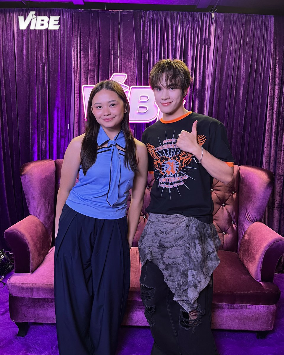 vibephtv's tweet photo. From K-pop stages to Vibe! 👀💜

In between meeting Filipino fans during his Manila tour, Jay Chang made a special stop at Vibe to join Gen V Selina for an exclusive you won't want to miss. 

Catch #VibeExclusives with Jay Chang soon on the Vibe PH YouTube Channel! https://t.co/0GcKMREI8h