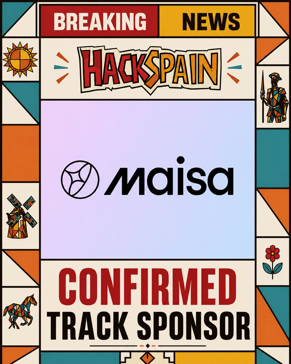 GuliMoreno's tweet photo. Nueva semana, nuevo track sponsor para @hackspain26!

@maisaAI_ - referente en Valencia y con la ronda seed más grande de la historia en España - se une a la misión.

Va a ser épico🔥. https://t.co/HFFNE42VNT