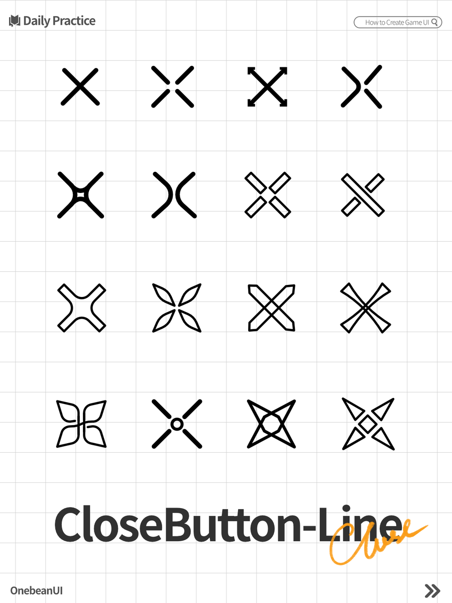 stealbean722's tweet photo. Closebutton-line
#GameDev #GameDesign #IndieDev #VectorArt #AffinityDesigner #GameUI #RPGAssets https://t.co/CjJNRwl7gL
