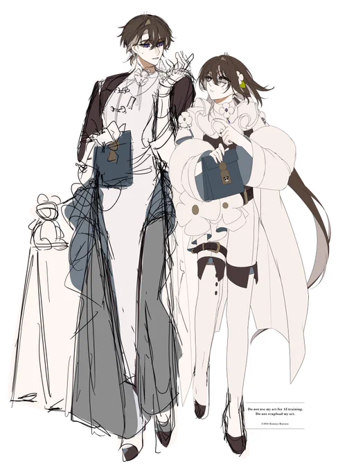立ち絵・キャラデザwip