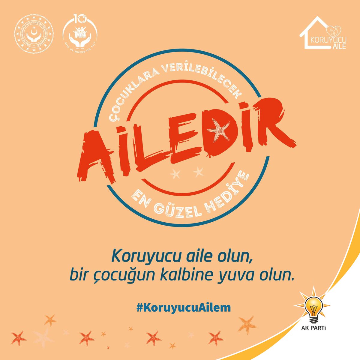 aliihsanyavuz54's tweet photo. Çocuklarımıza sevgi dolu bir yuva ve umutlu bir gelecek sunan tüm koruyucu ailelerimize minnettarız. 30 Haziran Koruyucu Aile Günü kutlu olsun.

#KoruyucuAilem

@EmineErdogan 
@MahinurOzdemir 
@tcailesosyal 
@drbetulsayan https://t.co/jZDblJpKUj