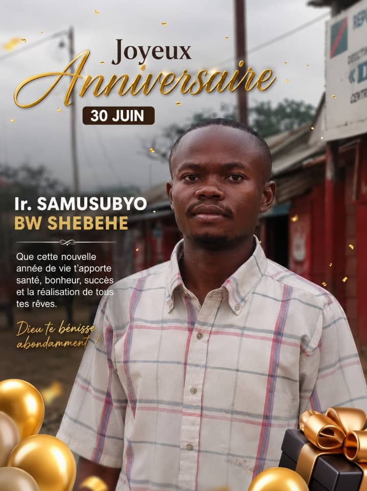 MusubyoSamuel's tweet photo. Aujourd'hui, 30 juin, est une journée particulière qui me rappelle la chance que j'ai. Entre ma vie de famille, mes projets avec UZURISOFT et toutes les ambitions que je porte pour mon avenir, je me sens comblé. Je remercie la vie pour cette maturité et pour la force https://t.co/kkMyfNzpX7