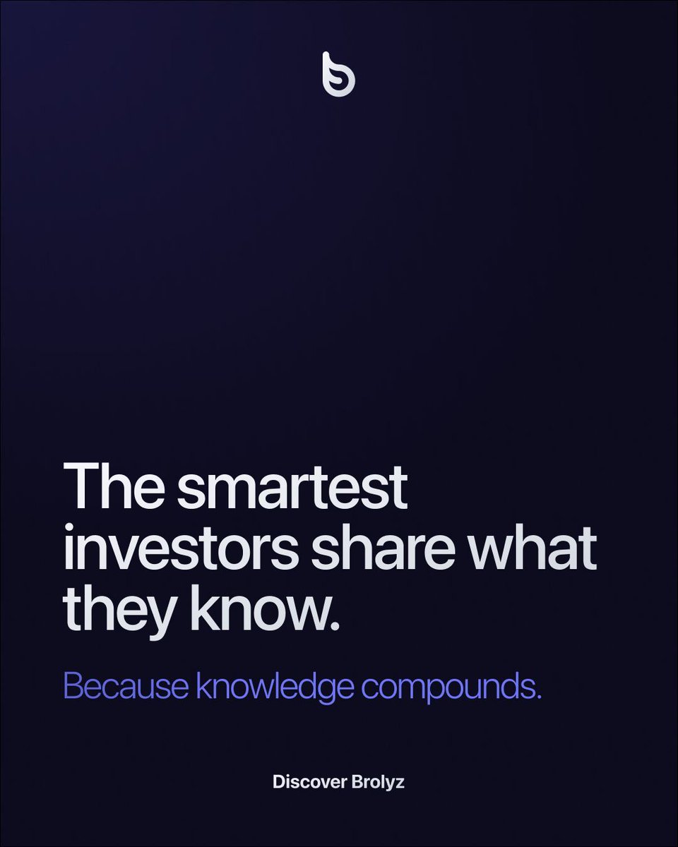 BrolyzFi's tweet photo. You already analyze the market in your head every day.

On Brolyz, that turns into content others read and VSTR you earn. https://t.co/bpxvPN5yj3