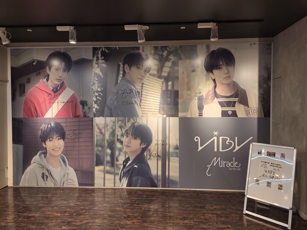 タワ渋VIBY】 #VIBY 1st CD Single『Miracle : The First Light