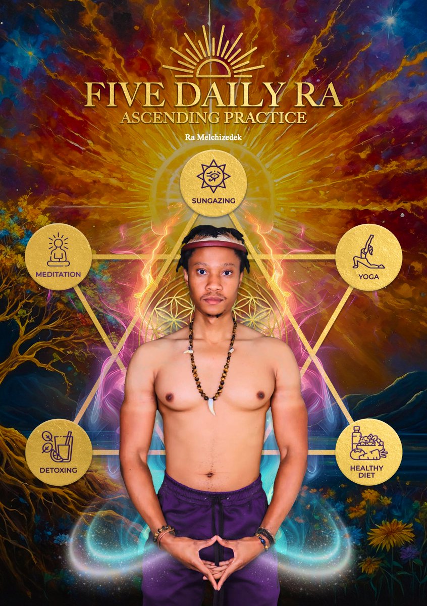 Ramelchizedek's tweet photo. Five Daily Ra Ascending Practice ebook 🌞🧘🏾‍♂️💚 11:11

https://t.co/h1gHSdpPyY https://t.co/9SJ2CMSSQG