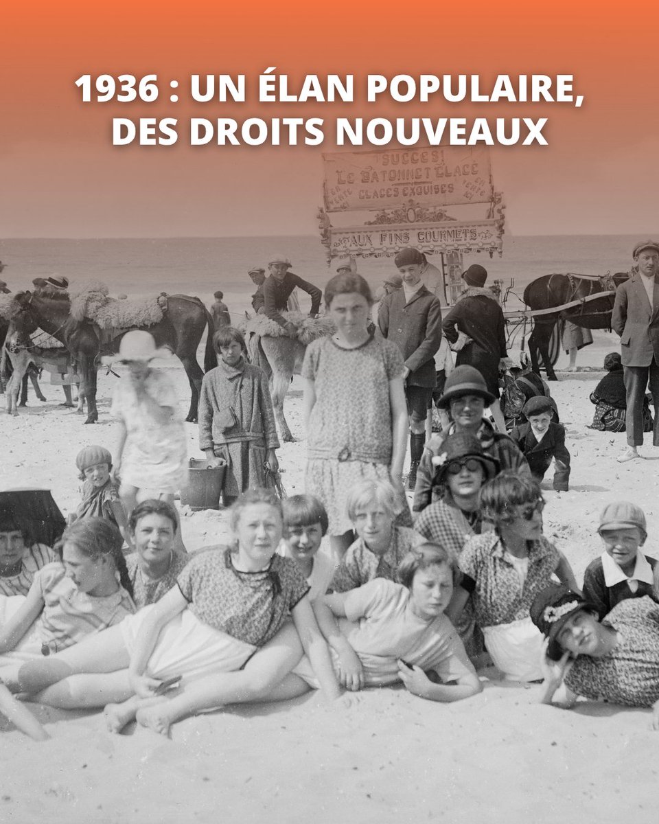 lillefrance's tweet photo. 🌊 Cette année-là, des millions de personnes profitent de congés payés pour la première fois.

Découvrez à Fives Cail l'expo qui retrace l'été 1936.
▶︎ https://t.co/UbbI69gj9N https://t.co/GAzLmaxLK1