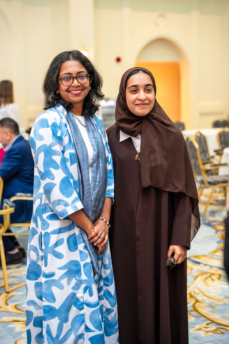 SumairaAzimC's tweet photo. Ambassador for a Day 2026 opened a meaningful window into diplomacy, leadership and the multilateral system for young Omani women. Grateful to see UNICEF Oman take part alongside @UKinOman and @BeyondBorders__ . https://t.co/gWbKF860xj