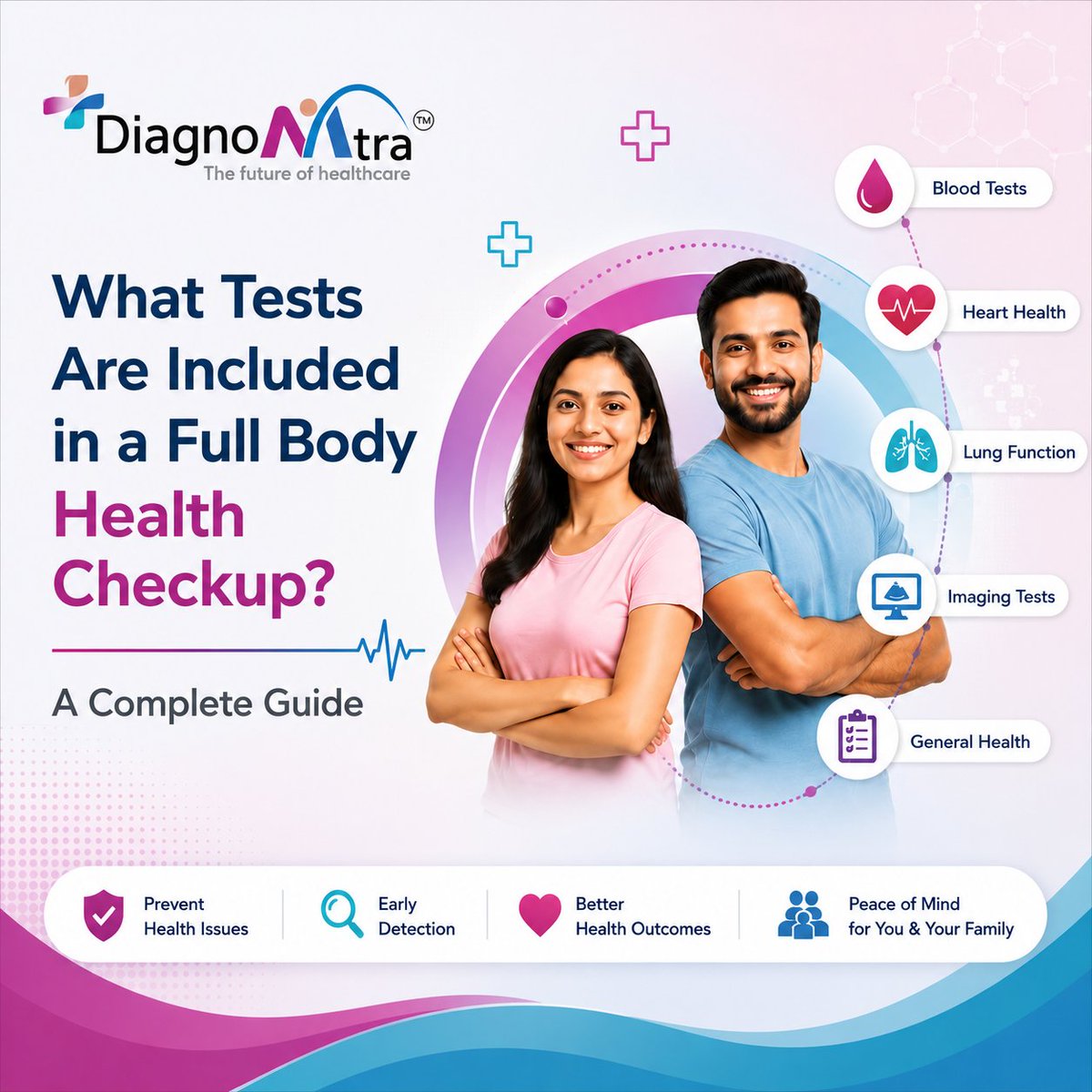 diagnomitra's tweet photo. What Tests Are Included in a Full Body Health Checkup? A Complete Guide

A full body health checkup is a package of diagnostic tests designed to assess the overall functioning of major organs and systems in the body.

Read more.👇
https://t.co/oCvJtmumaI https://t.co/yB1oPPDXwS