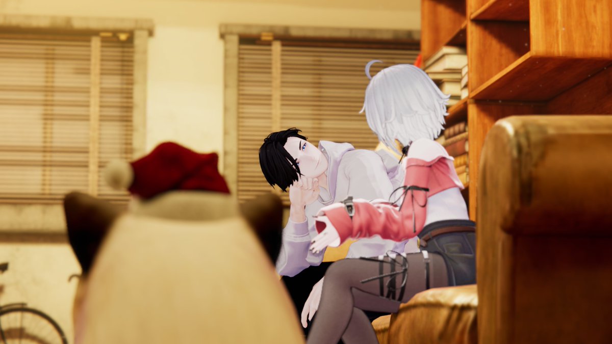 JP1_MALMALJK's tweet photo. 友人宅での談笑
#吉嗣3D #Mizuki3D https://t.co/JF1S9s5nuT
