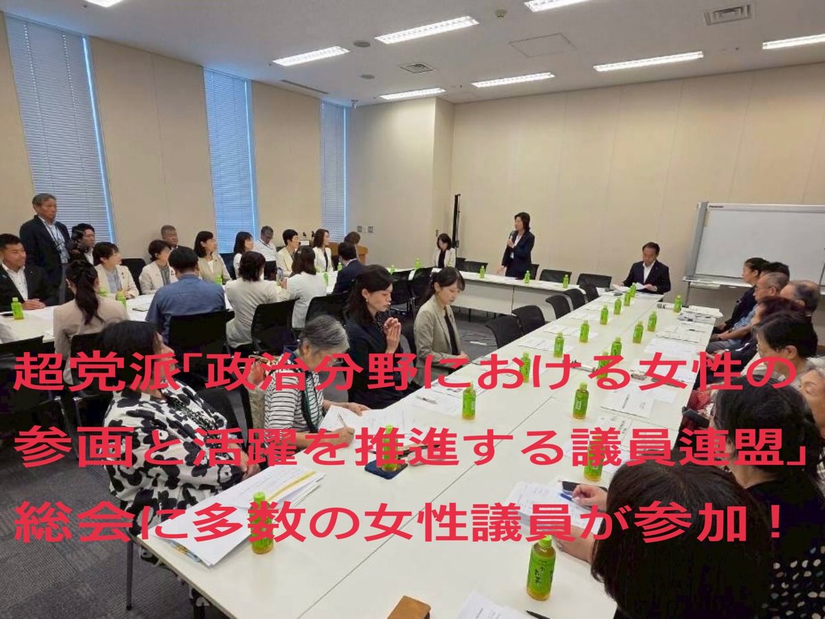 nomat1008's tweet photo. 【超党派「政治分野における女性の参画と活躍を推進する議員連盟」総会】6月30日(火)、2月の総選挙を経て、議連事務局長だった桜井周前議員の後任の事務局長に就きました。鹿児島県もようやく女性の政治参画が進み始めました。男性のハラスメント体質の撲滅などの課題に野田聖子会長の下取り組みます！ https://t.co/u21alHZgvc