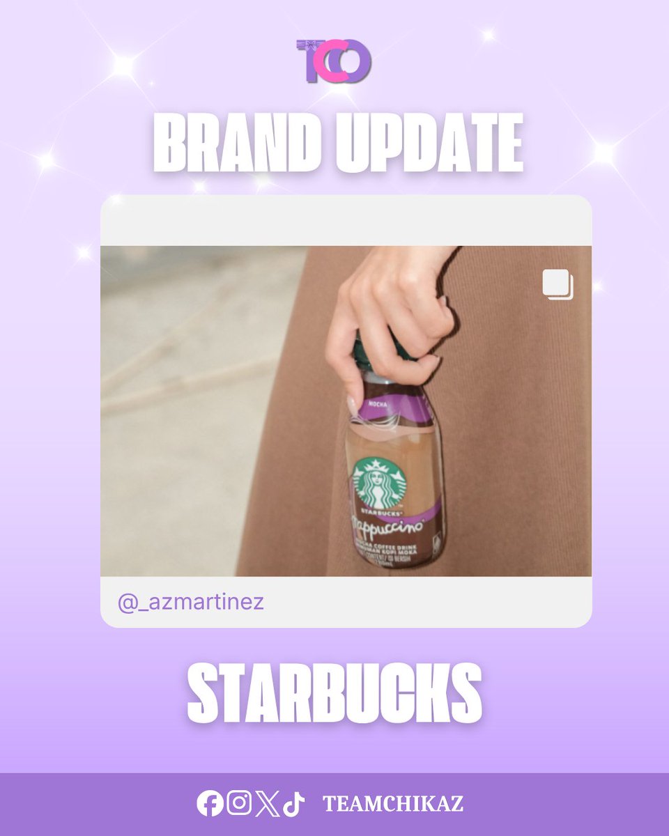 TeamCHIKAZ's tweet photo. Do you miss Az? Catch her latest reel with Starbucks and show her some love! ☕️💚

We're always so proud of you, @_AZMartinez. Here's to even more blessings. ✨

Don't forget to like, comment, and share: https://t.co/DHST3ZiWQ3

#AzMartinez https://t.co/k86RvDXBMf