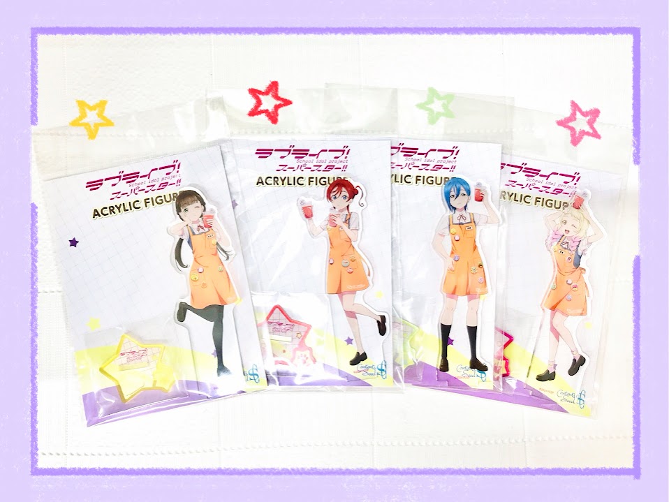 harajukugema's tweet photo. 【🌟新商品/明日から🌟】
💫原宿ゲーマーズ５周年記念新商品💫

▶️原宿ゲーマーズ5周年 ver.
・アクリルフィギュア
・ゆらゆらキーホルダー
・アクリルネームバッジ

‼️✨明日7/1(水)から先行販売開始デス✨‼️

新規描き下ろし第2弾イラストを使用したグッズを原宿ゲーマーズにて、先行販売😍

#Liella https://t.co/vClnoxDJ5l