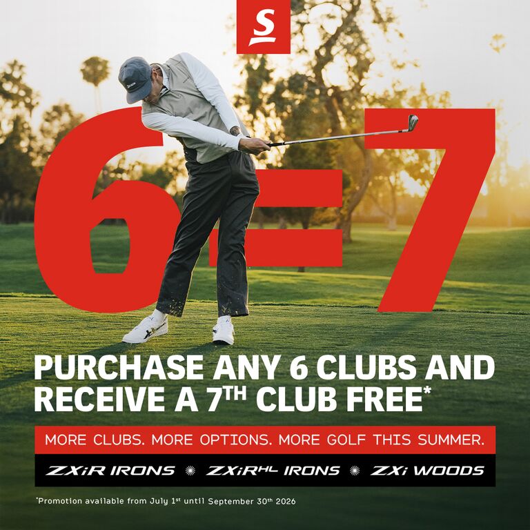 ⛳ Purchase any 6 clubs and receive a 7th club FREE! Available on