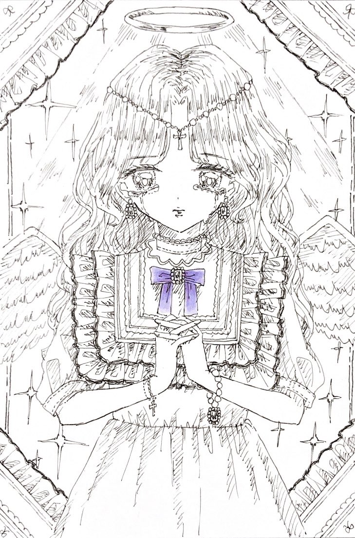 monamonaca77's tweet photo. 祈りは届かない
#イラスト　#illustrationㅤ https://t.co/DiMELhfRVS