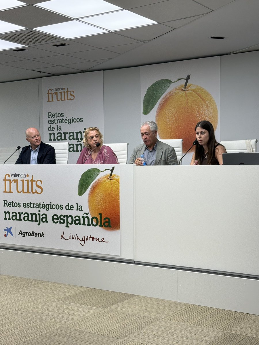 valenciafruits's tweet photo. 🍊 Arranca la jornada “Retos estratégicos de la naranja española”
@AgroBank_CABK @caixabank @AgroFreshWorld #MafRoda #GustavoFerrada @citrosol_com @Koppert @CValencianos #Livingstone https://t.co/0kzcI5mMPE