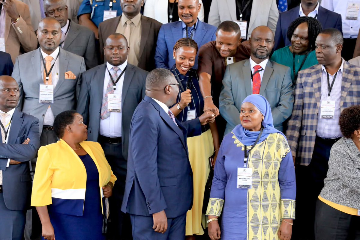 Parliament_Ug's tweet photo. 📸 Parliamentary leaders at the ongoing MPs' induction seminar in Munyonyo. https://t.co/SklsMCytPY