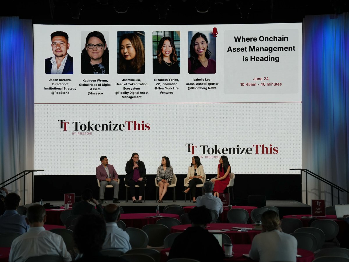 redstone_defi's tweet photo. TokenizeThis NYC wrapped last week. 500+ attendees, 40+ speakers.

The questions on stage weren't about whether tokenization works. They were about execution: compliance, custody, liquidity, at institutional scale.

Thank you to everyone who made it the biggest yet. https://t.co/Iq4LAUoYiF