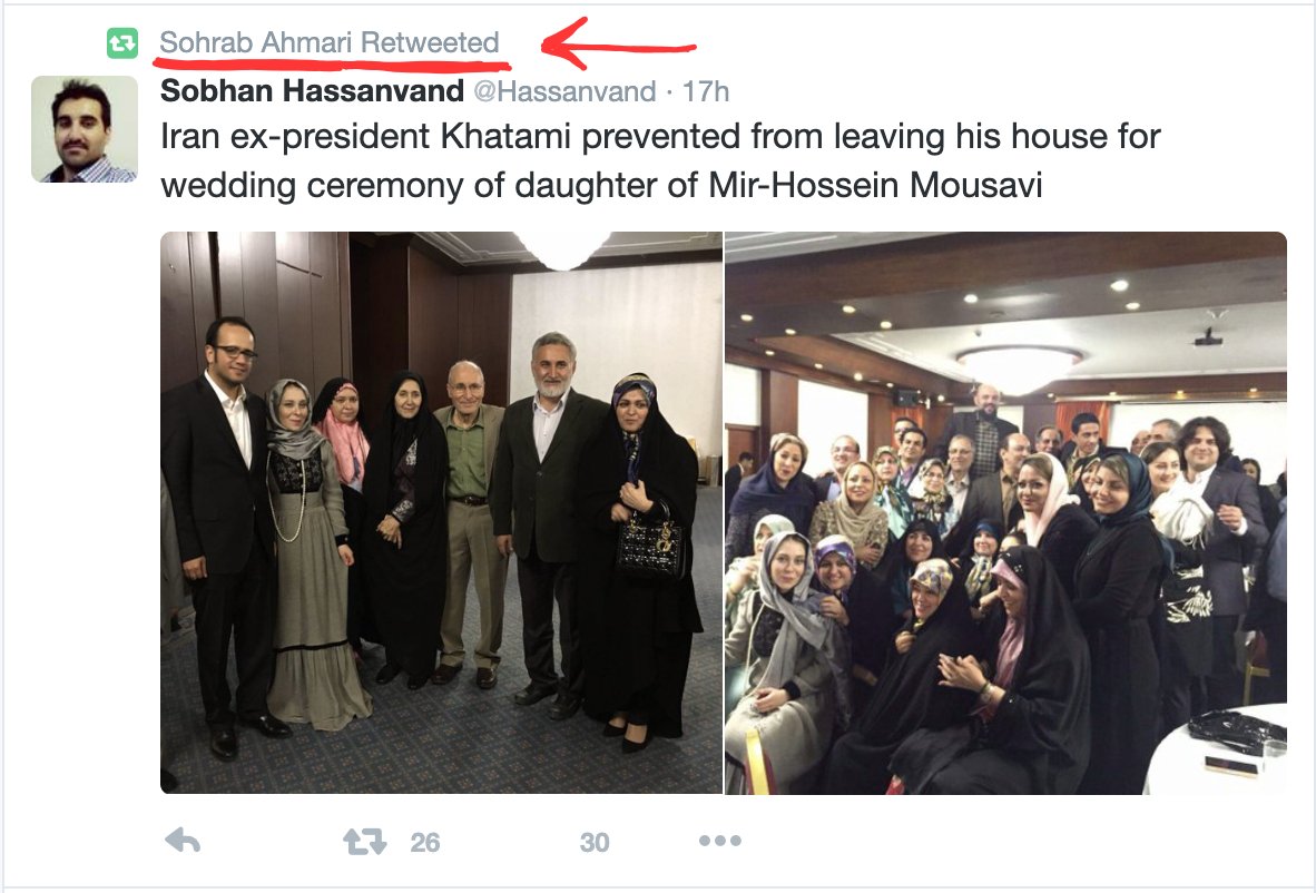 MattTheRat_'s tweet photo. بنظر میاد آقای "سهراب احمری" شدیدا در تلاشه که چیزی رو پنهان کنه.
ایشون تمام توییتهاش رو
از تاریخ 
2016-01-01
 تا تاریخ
2020-06-29
پاک کرده. اما خبر بد برای آقا سهراب اینه که "اینترنت یه جای ابدیه" و دسترسی به این توییت های پاک شده آسونه، مثل نمونه هایی که توی عکس گذاشتم. https://t.co/kTSznwcKwp