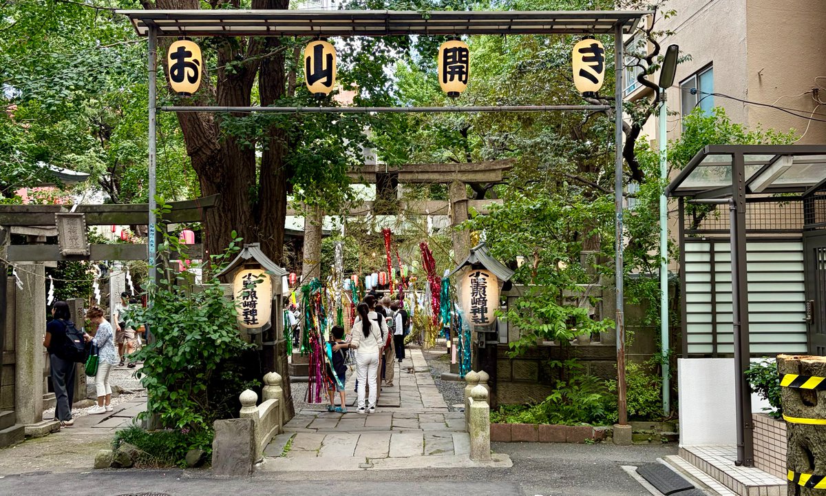 bosenbei's tweet photo. 小野照崎神社　東京都台東区下谷２丁目
毎年6月30日と7月1日は境内に鎮座する浅間神社の例祭日です。境内の富士塚「下谷坂本富士」も門を開き、この2日間だけ登拝が許されます。 https://t.co/AtSk7dxI9s
