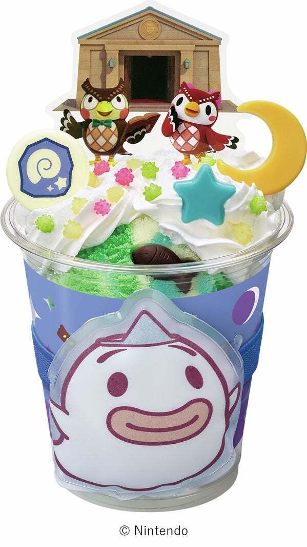 modelpress's tweet photo. 【どうぶつの森×サーティワン】
あす7月1日発売🌳！

🍨どうぶつの森 夏の島 ごちそうアイス
🥤ジョニーの漂着ブルーソーダ

まめきち＆つぶきち 2連スプーンチャーム
おばけのゆうたろうをデザインした保冷剤
ベル袋などの作中アイテムも！ https://t.co/cvQ1LOGEWc