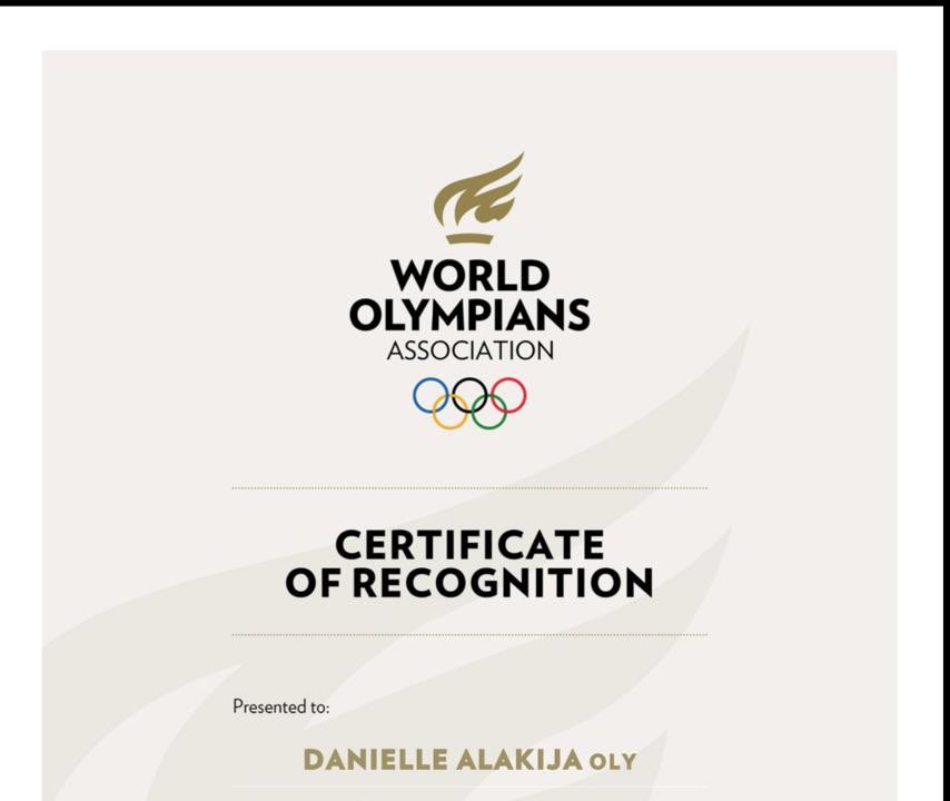 yodifiji's tweet photo. Congratulations @DanielleAlakija OLY‼️on receiving this prestigious award and use of the post nominal letters OLY (to add to your Esq)- in recognition of your achievement as an Olympian and to signify your ongoing role in society living and promoting Olympic values. #ProudParents https://t.co/BwOjZWyt9A