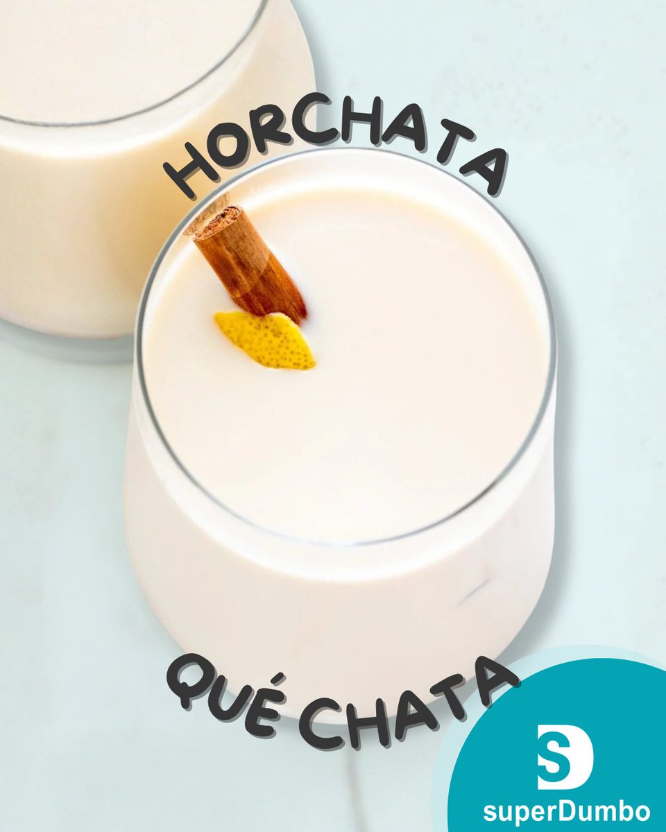 SuperDumboSup's tweet photo. Una de las bebidas que más disfrutamos en verano es la horchata y aquí os dejamos la receta para que la disfrutéis.
Necesitaréis:
🤎 250 g de chufas
💧 1 litro de agua
🍋 La corteza de un limón
🟤 1 cucharada de canela
🤍 Azúcar al gusto https://t.co/3luzfg2JGd