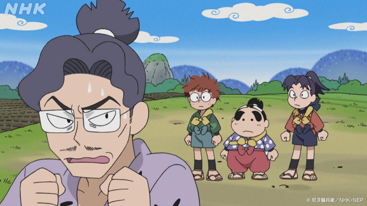 nhk_animeworld's tweet photo. 7/1(水)の ＃忍たま は
「ライバルが心配の段」

苦手なラッキョウを見つめる野村先生。
杭瀬村でラッキョウ作りをしているライバルの大木先生のことを思い出したのだ。

最近忍術学園に来ていない大木先生のことが気になりはじめた野村先生は…

🔽NHK ONE配信はこちら
https://t.co/wVyFwDv8LB https://t.co/IHUY0JwQLA