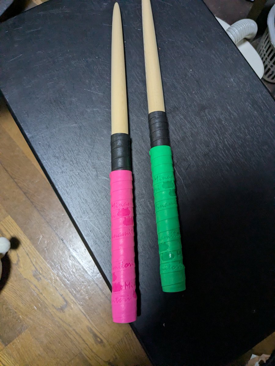 cre_0630's tweet photo. Minamitoriバチ届いた！！
最難関用のバチとして使っていきたいと思います！ https://t.co/OIpiVTbBPr