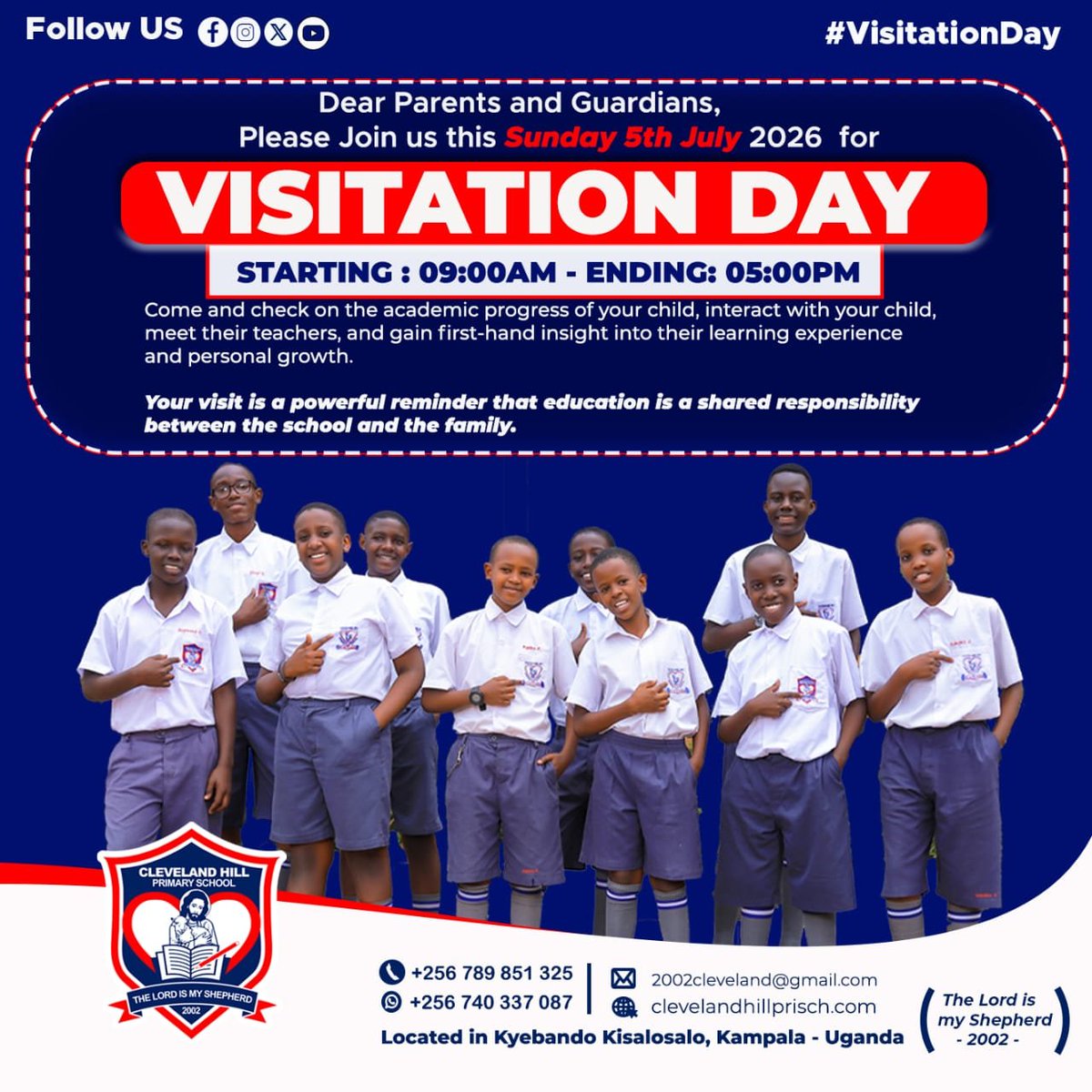 ClevelandHillp1's tweet photo. Welcome to Our Visitation Day! https://t.co/QiflfifLfK