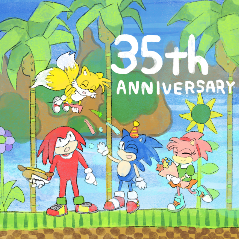 kugewage's tweet photo. 🎂🎉💐
#ソニック35周年 https://t.co/ThjYDwSnoe