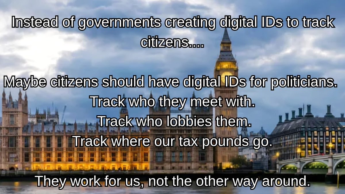 ABridgen's tweet photo. No to Digital ID for the people yes to digital monitoring of Members of Parliament and Lords. Exactly the opposite of what is being proposed now https://t.co/hcpO5YJtGa