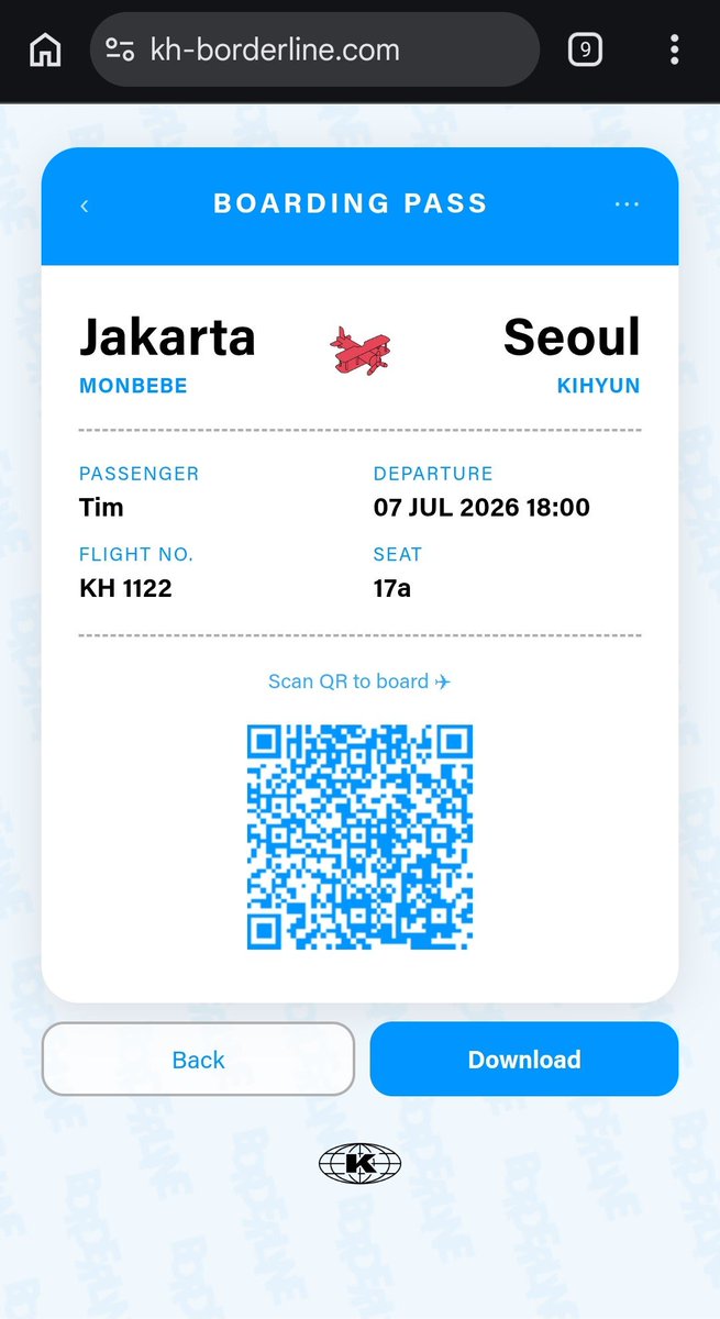 yookiihyun's tweet photo. IM CRYING THIS IS SO CUUTE the qr code will direct you to mx youtube channel! https://t.co/z7TTbEahoo