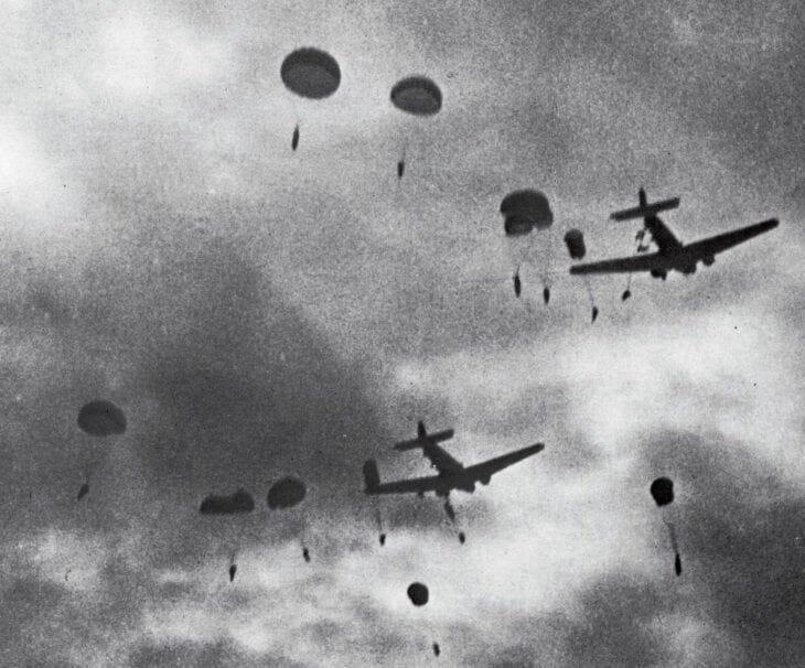 Clint_Davey1's tweet photo. Crete was insane. More I read about it crazier it gets.

Kiwi infantry having breakfast and then shooting tommy guns at German paras landing literally on top of them.

Cretan peasants with rocks, kitchen knives and muskets bashing in the heads of any Fallschirmjager they could get their hands on.

Germans landing with just a pistol and a knife and having to fight their way through to their own supply crates to unlock a precious rifle and ammo.

Captain Upham - who liked a scrap - saying there was far more "bayonet work" here than he had ever seen.

Just absolutely savage close combat across an entire island for days on end, with like 400 Stukas bombing the shit out of everything that moves.

The Germans won because British generals just had no idea what was going on and panicked and left.
